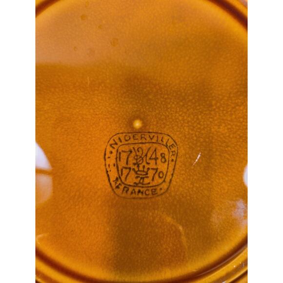 Vintage Niderviller Fondue Plate 8 1/2in - Picture 3 of 4